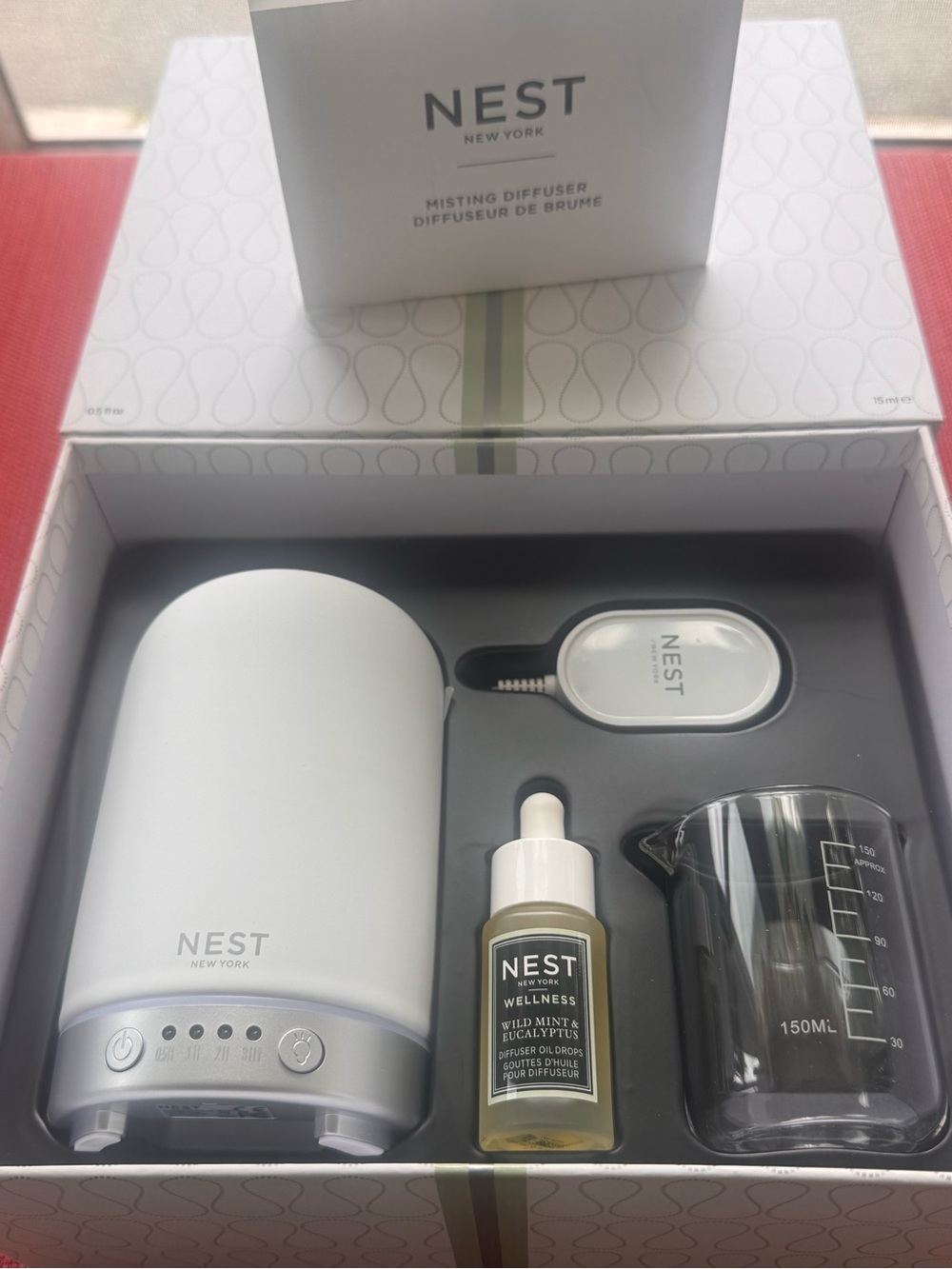 NEST New York Wild Mint Eucalyptus Misting Diffuser Set New